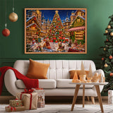 Snowy Bazaar Jigsaw Puzzle 1000 Pieces