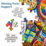 Rainbow Dessert Carnival Jigsaw Puzzle 1000 Pieces