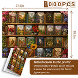Garden Bookshelf Jigsaw Puzzle 1000 Pieces