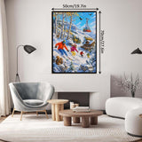 Mountain Snow Play Jigsaw Puzzle 1000 Pieces