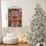 Christmas Village Lane Jigsaw Puzzle 1000 Pieces