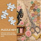 Vintage Sewing Room Jigsaw Puzzle 1000 Pieces