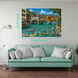 Floating the Aare Jigsaw Puzzle 1000 Pieces