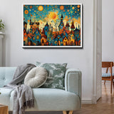 Starry Whimsical Town Jigsaw Puzzle 1000 Pieces