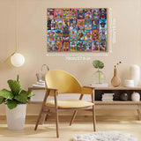 Happy Pup Atlas Jigsaw Puzzle 1000 Pieces