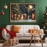 Winter Warm Cat Jigsaw Puzzle 1000 Pieces