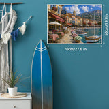 Flower Harbour Street Jigsaw Puzzle 1000 Pieces