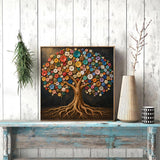 Vintage Button Tree Jigsaw Puzzle 1000 Pieces