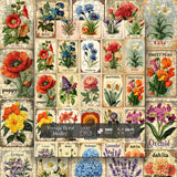 Vintage Floral Medley Jigsaw Puzzle 1000 Pieces