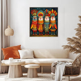 Feather Crown Tribe Jigsaw Puzzle 1000 Pieces