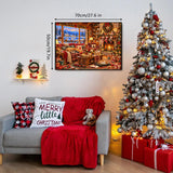Cozy Christmas Cabin Jigsaw Puzzle 1000 Pieces