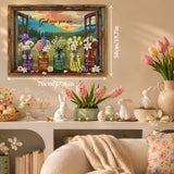 Faith Floral Window Jigsaw Puzzle 1000 Pieces