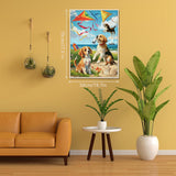 Beach Pets & Kites Jigsaw Puzzle 1000 Pieces