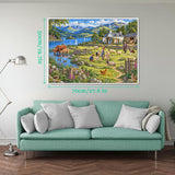 Pastoral Farm Life Jigsaw Puzzle 1000 Pieces