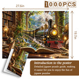 Book Train Jigsaw Puzzle 1000 Pieces