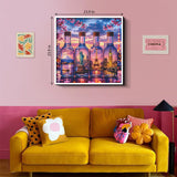 World Landmark Bottles Jigsaw Puzzle 1000 Pieces