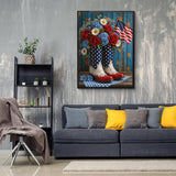 Patriotic Boots Jigsaw Puzzle 1000 Pieces