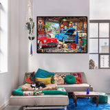 Garage Legends Jigsaw Puzzle 1000 Pieces