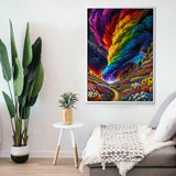 Rainbow Tornado Jigsaw Puzzle 1000 Pieces
