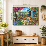 Garden Courtyard Jigsaw Puzzle 1000 Pieces