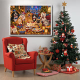 Christmas Pet Party Jigsaw Puzzle 1000 Pieces