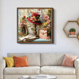 Vintage Floral Hat Jigsaw Puzzle 1000 Pieces
