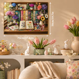 Floral Painting Desk Jigsaw Puzzle 1000 Pieces