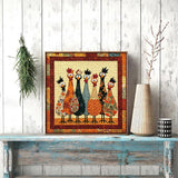 Fabric Chickens Jigsaw Puzzle 1000 Pieces