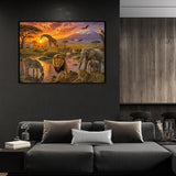 Serengeti Sunset Jigsaw Puzzle 1000 Pieces