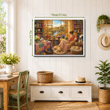 Autumn Reading Jigsaw Puzzle 1000 Pieces