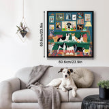 Cute Puppy's Lounge Jigsaw Puzzle 1000 Pieces