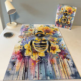 Blooming Flower Bee Jigsaw Puzzle 1000 Pieces