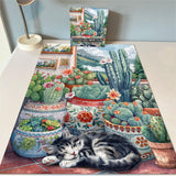 Cat & Cactus Jigsaw Puzzles 1000 Pieces