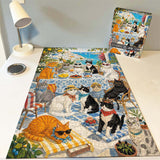 Cats' Coastal Holiday Jigsaw Puzzle 1000 Pieces