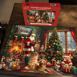 Christmas House Advent Calendar Jigsaw Puzzle  1000 Pieces