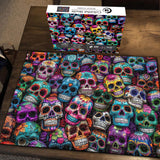 Colorful Skulls Jigsaw Puzzle 1000 Pieces