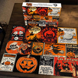 Halloween Retro Poster Jigsaw Puzzle 1000 Pieces