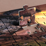 Bboldin® Maroon Lake Jigsaw Puzzle 1000 Pieces