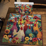 Funny Chicken Jigsaw Puzzle 1000 Pieces