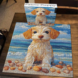 Fabric Puppy Jigsaw Puzzle 1000 Pieces