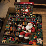 Santa's Garden Reads Jigsaw Puzzle 1000 Pieces