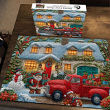Snowy Cozy Home Jigsaw Puzzle 1000 Pieces