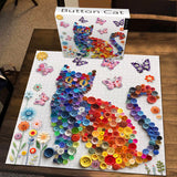 Button Cat Jigsaw Puzzle 1000 Pieces