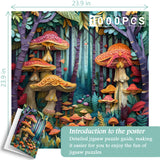 Mushroom Forest Jigsaw Puzzle 1000 Pieces