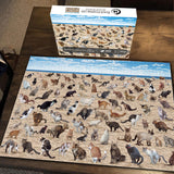 Bboldin® Beach Pooping Cats Jigsaw Puzzle 1000 Pieces