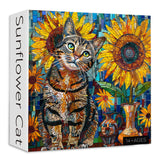 Sunflower Cat Jigsaw Puzzle 1000 Pieces