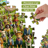 Dogs & Wild Blooms Jigsaw Puzzle 1000 Pieces