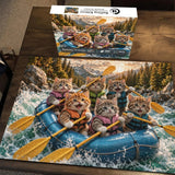 Rafting Kittens Jigsaw Puzzle 1000 Pieces