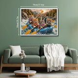 Rafting Kittens Jigsaw Puzzle 1000 Pieces