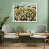 Dogs & Wild Blooms Jigsaw Puzzle 1000 Pieces